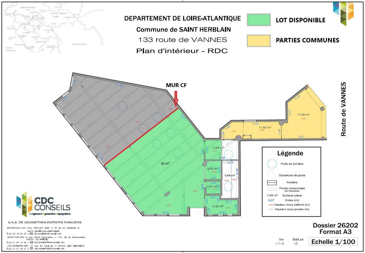 Bureau Saint-Herblain 108m² Location bureau Saint-Herblain Loire-Atlantique OLBUR2112501 4